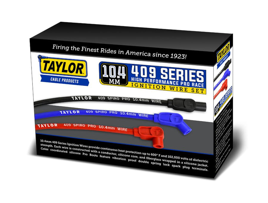 409 Taylor Cable Spiro-Pro race fit black 79058
