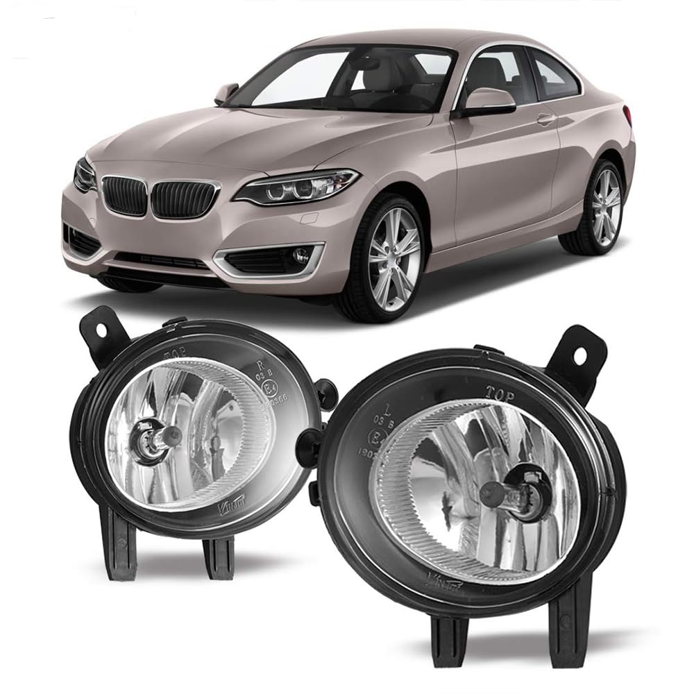 Winjet Driving Fog Lights Compatible with [2014 BMW 2 Series & 4 Series] [2012-2014 3 Series] 228i 230i 320i 328i 330i 335i 340i 428i 430i 435i 440i