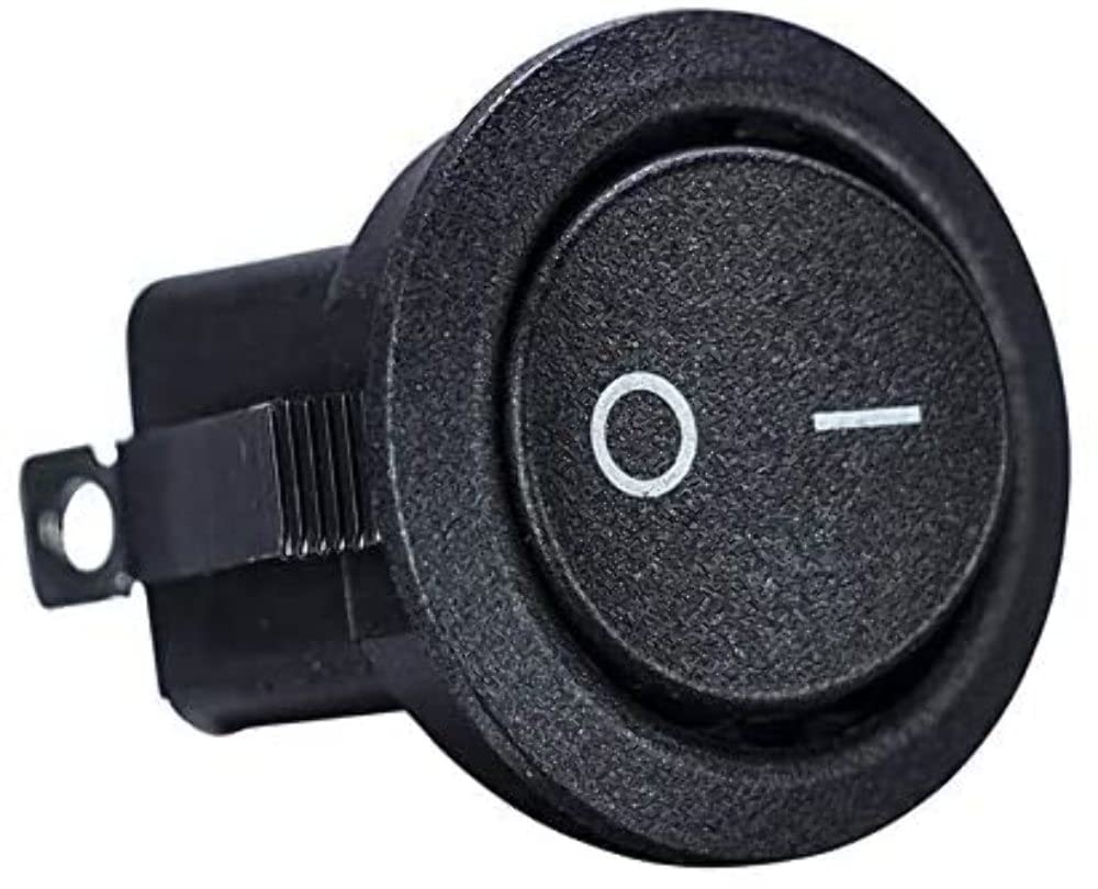 Round Rocker Momentary Switch Install Bay - Package of 5