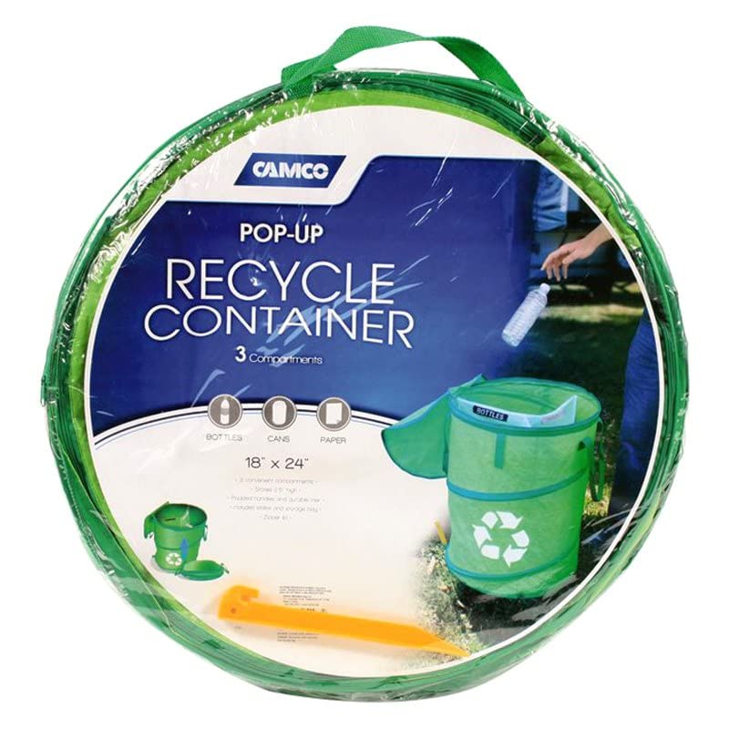 Pop-Up Camco 42983 Recycle Container-18 x 24"
