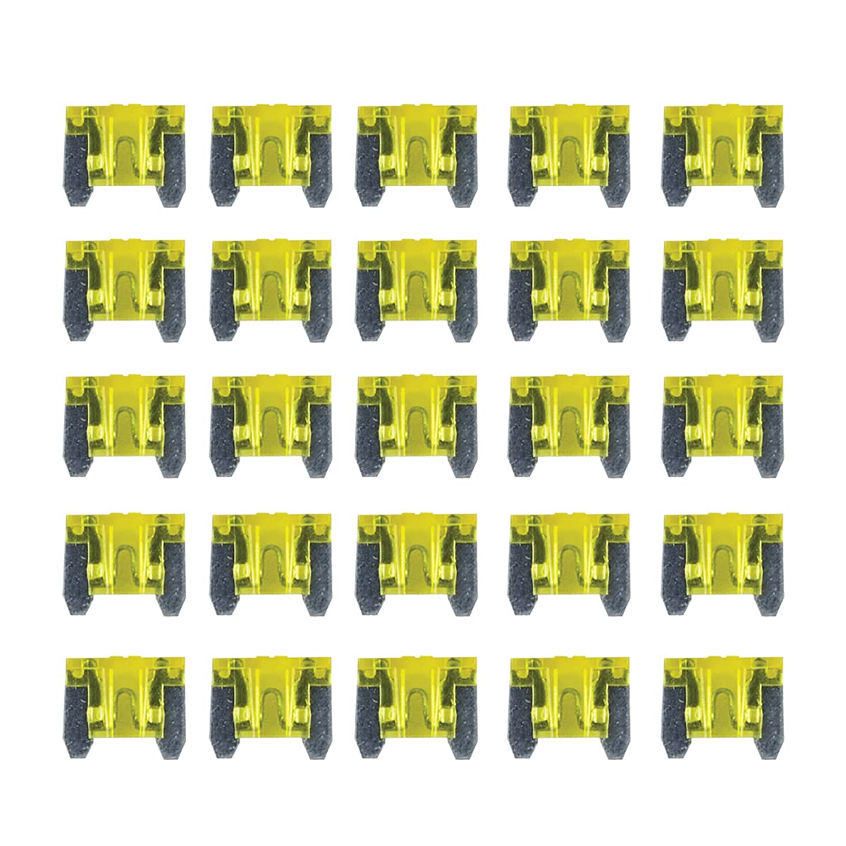 20 Amp Install Bay ATM Low Profile Fuse, 25 Pack