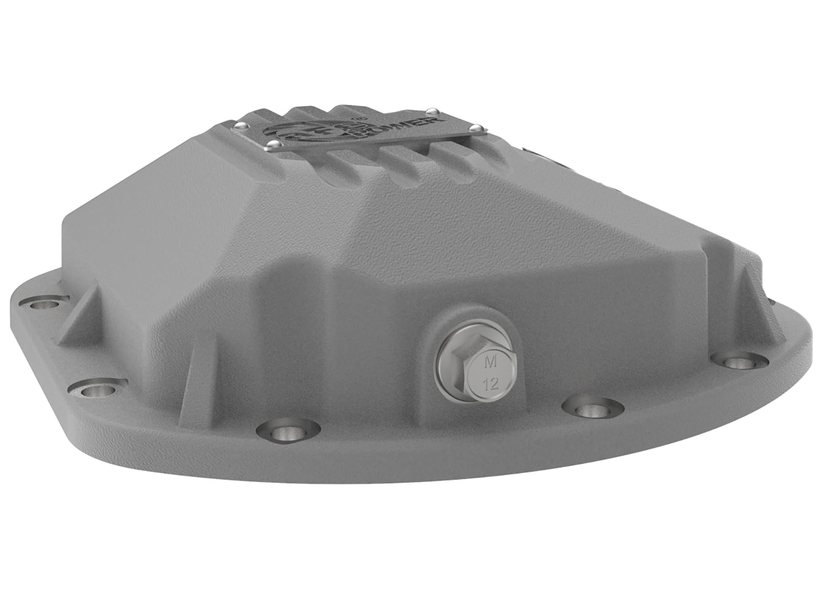 aFe POWER Front Differential Cover Street Series Raw w/Machined Fins - #46-71130A - Jeep Wrangler (TJ/JK) 97-18