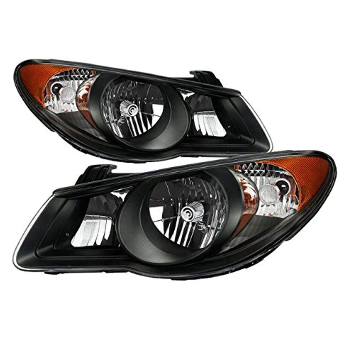 Headlight Xtune HD-JH-HYEL07-AM-BK (Hyundai Elantra 2007-2010 OEM Style s - Black)