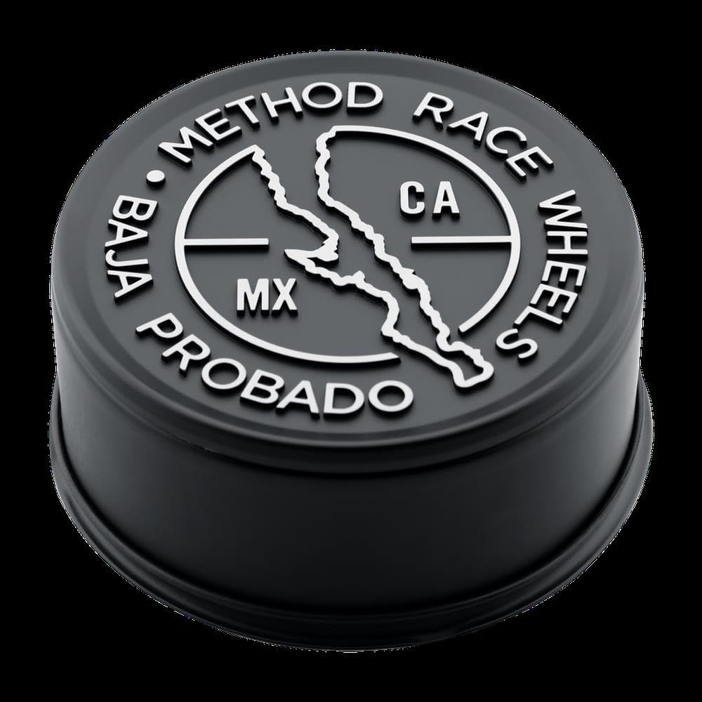 Baja, Method Race Wheels - Cap, 127MM, Push Thru Cap, Black