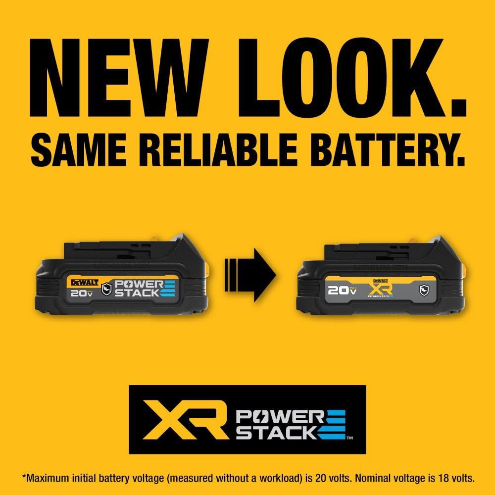 20V Max DEWALT Powerstack Gfn Compact Battery (DCBP034G)