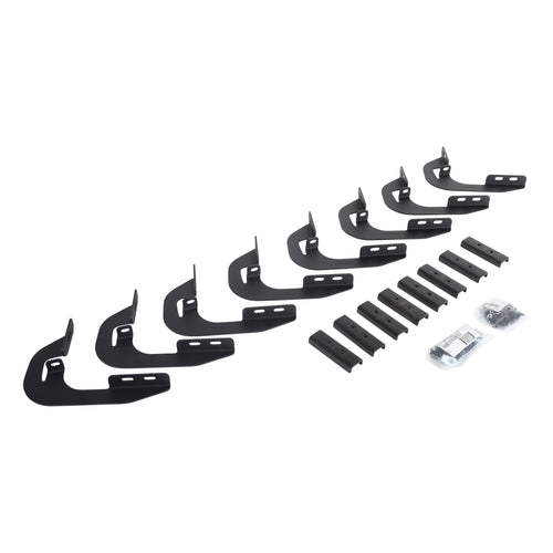 Go Rhino V-Series V3 / RB10 Slim / RB20 Slim / RB30 Slim / RB30 Mounting Board Brackets | Mild Steel, Textured Black | 6942356 | Fits 2015-2024 Chevrolet Colorado & GMC Canyon Crew Cab Pickup