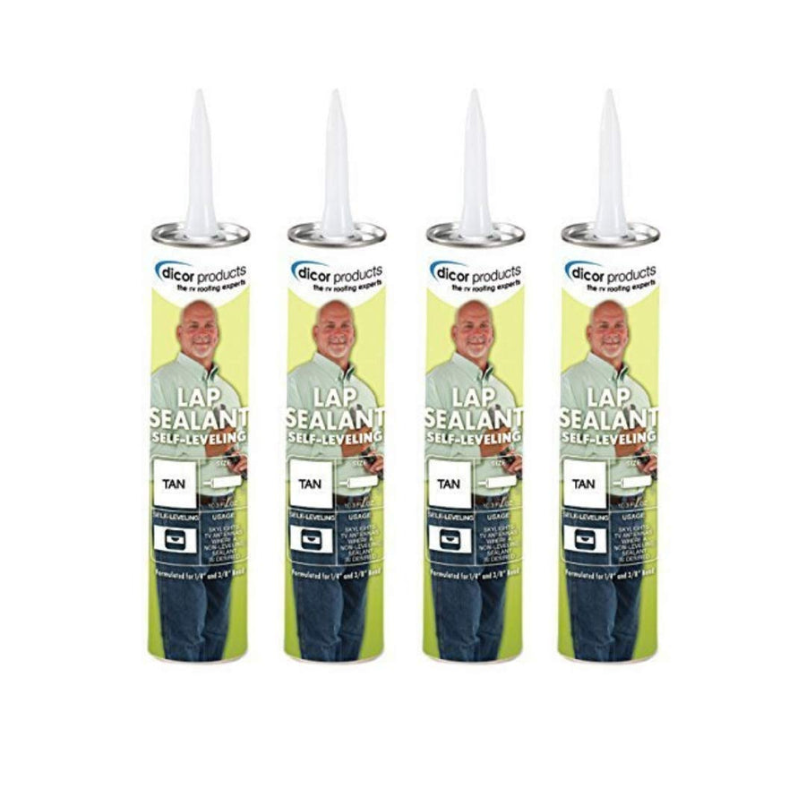 Tan Dicor 501LST-1 Lap Sealant - 10.3 oz. (4 Pack)