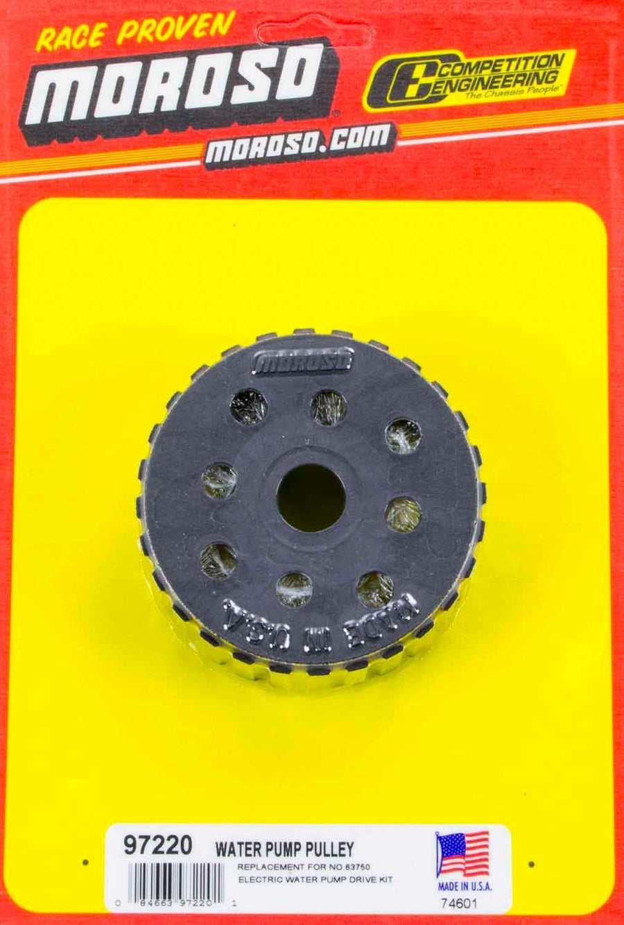 Elect. Water Pump Moroso Pulley 97220