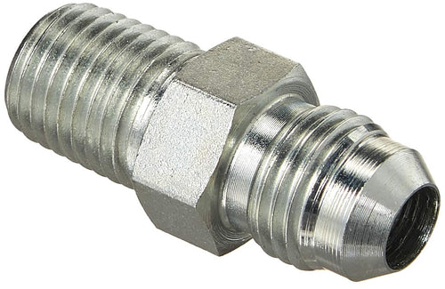 Gates Hydraulic Coupler/Adapter G60490-0604 (6MJ-4MP) Male JIC 37 Flare to Male Pipe NPTF 1/4"-18 x 9/16"-18