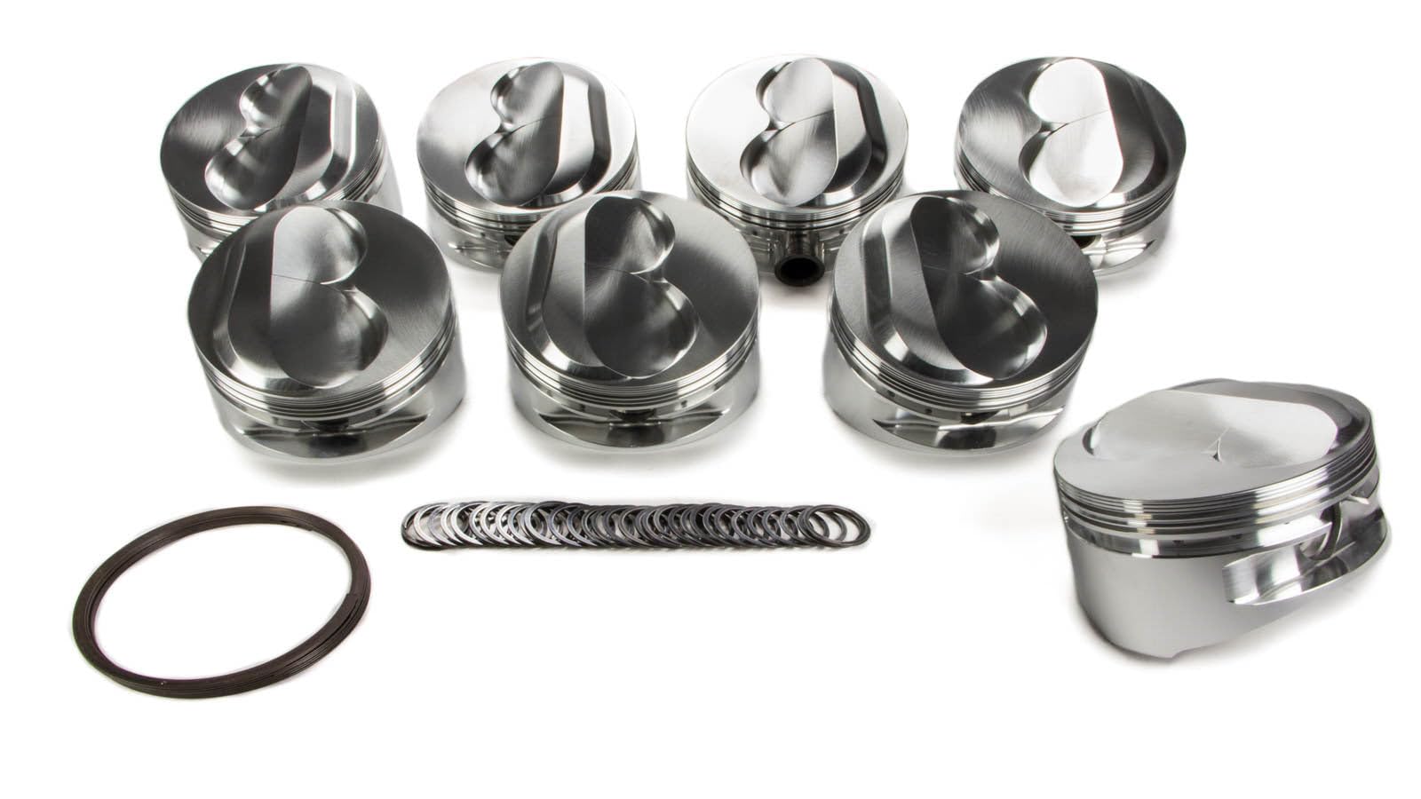 JEP207514 JE Pistons Domed Piston Set SBC 4.185 Bore +10.8cc