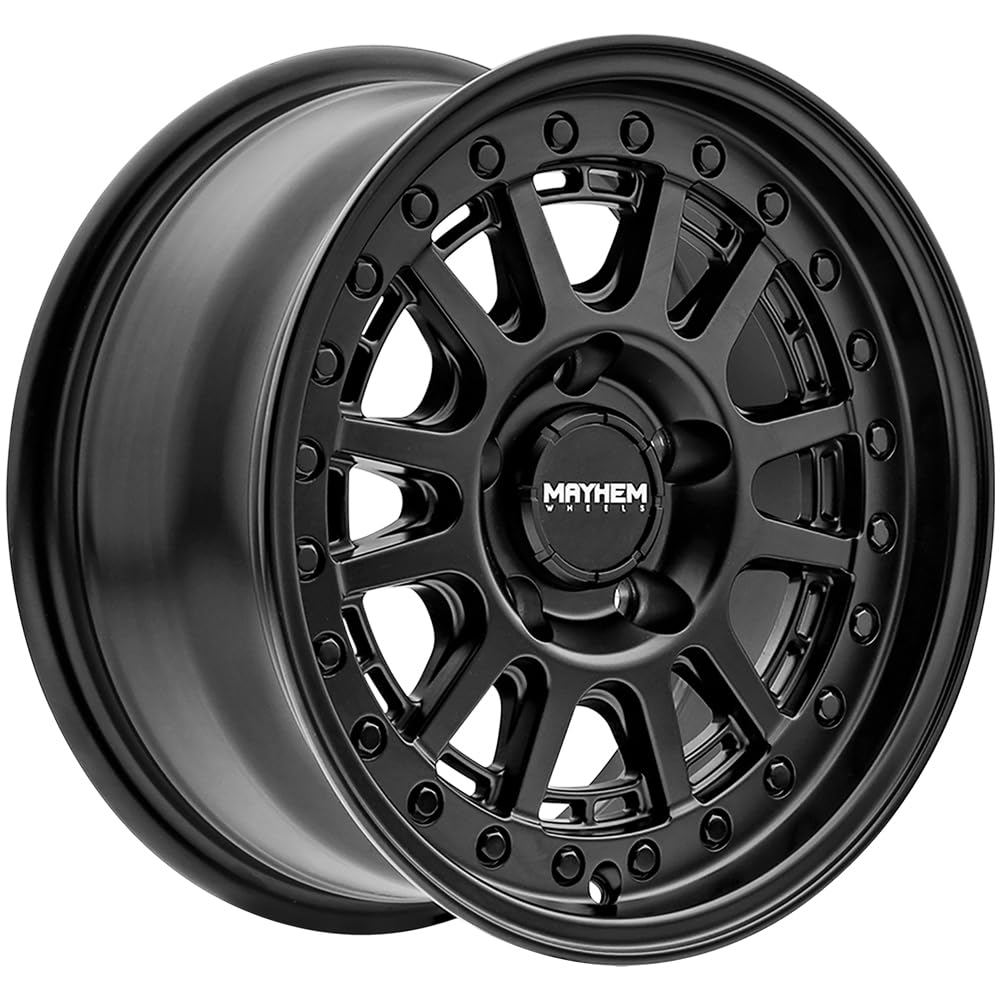 Compass Mayhem 8305 Black Wheel with Matte (20 x 9. inches /5 x 127 mm, 0 mm Offset)