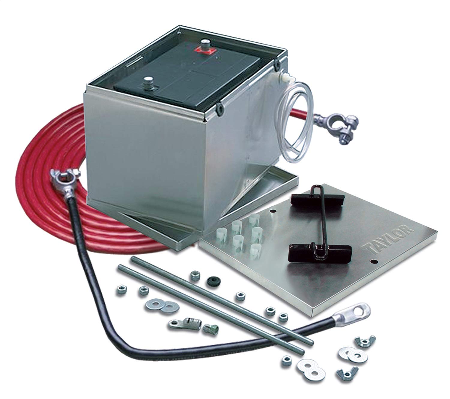 Aluminum Battery Box Taylor Cable with 1-Gauge Welding Cable Kit