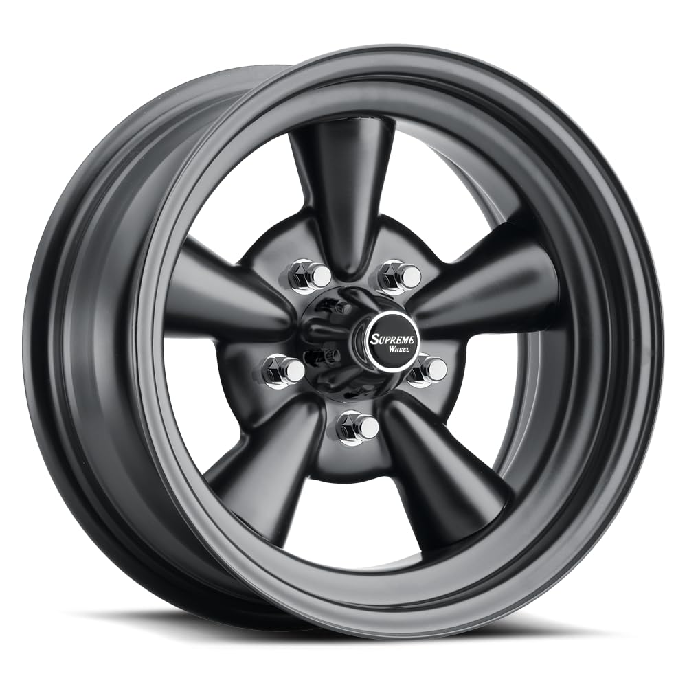 SUPREME MATTE BLACK Allied Wheel Components 14X6 5X4.5/4.75 & 5X5