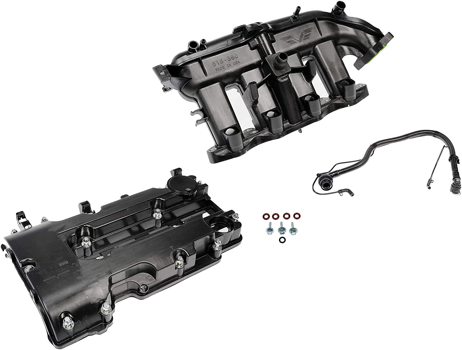 Dorman Intake Manifold and 615-380KIT Valve Cover Kit Compatible with Select Buick/Chevrolet Models (OE FIX)