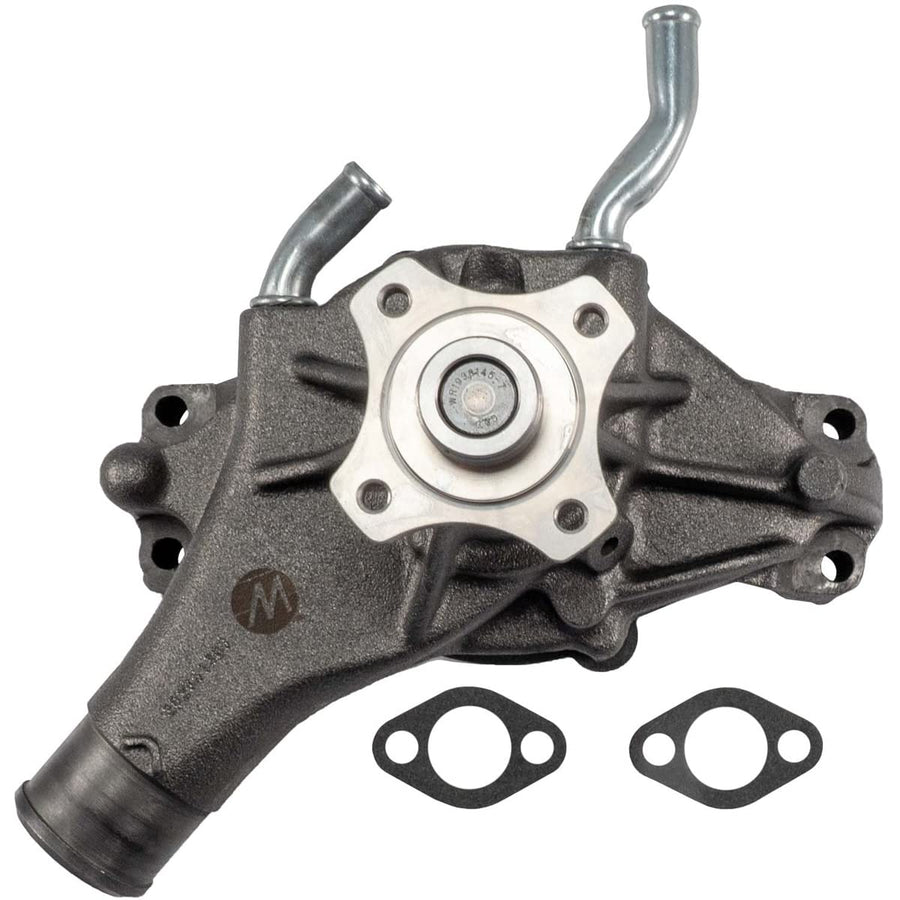 Melling Mechanical Water Pump, 6.71 in Hub Height, Aluminum, Natural