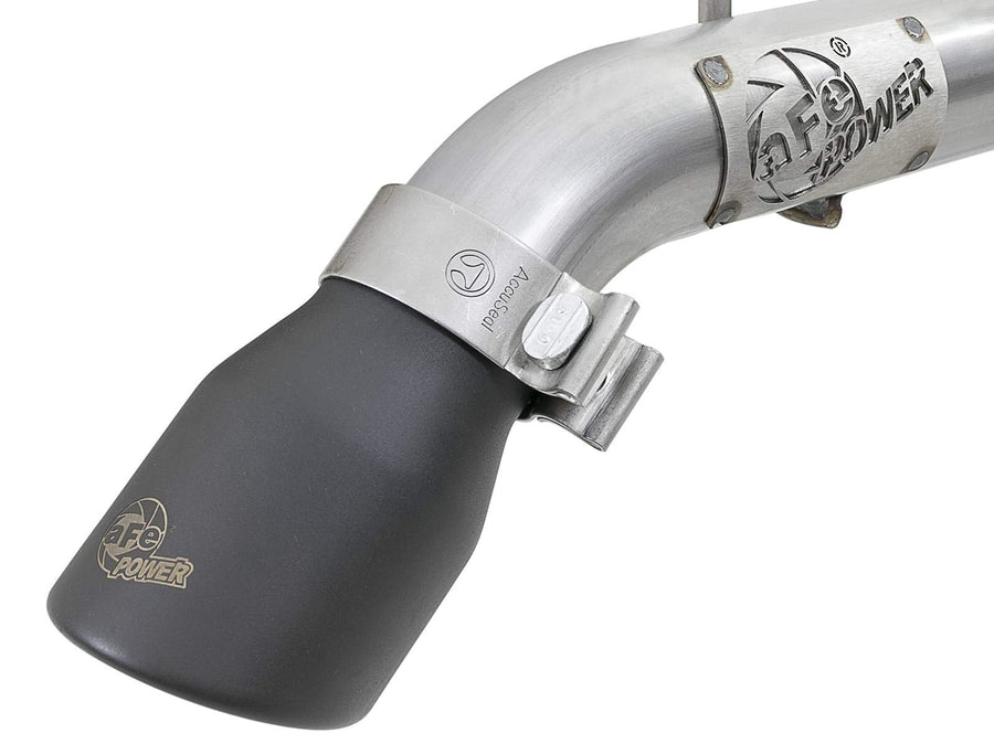 MACH Force-Xp aFe Power Axle-Back Exhaust System w/Black Tip 49-48070-1B