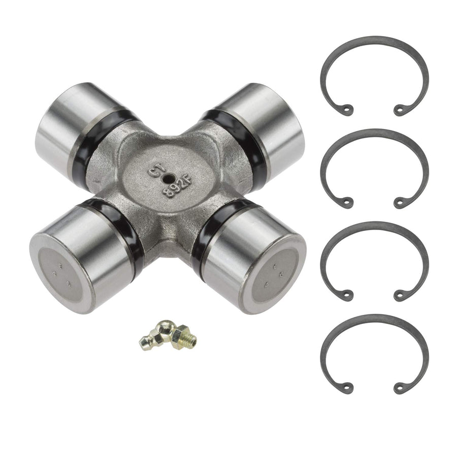 Premium MOOG 898 Greaseable Universal Joint for Steering Axle; Allis-Chalmers, Case, Drott, Fiat-Allis, IH, Trojan & Yale (750N)
