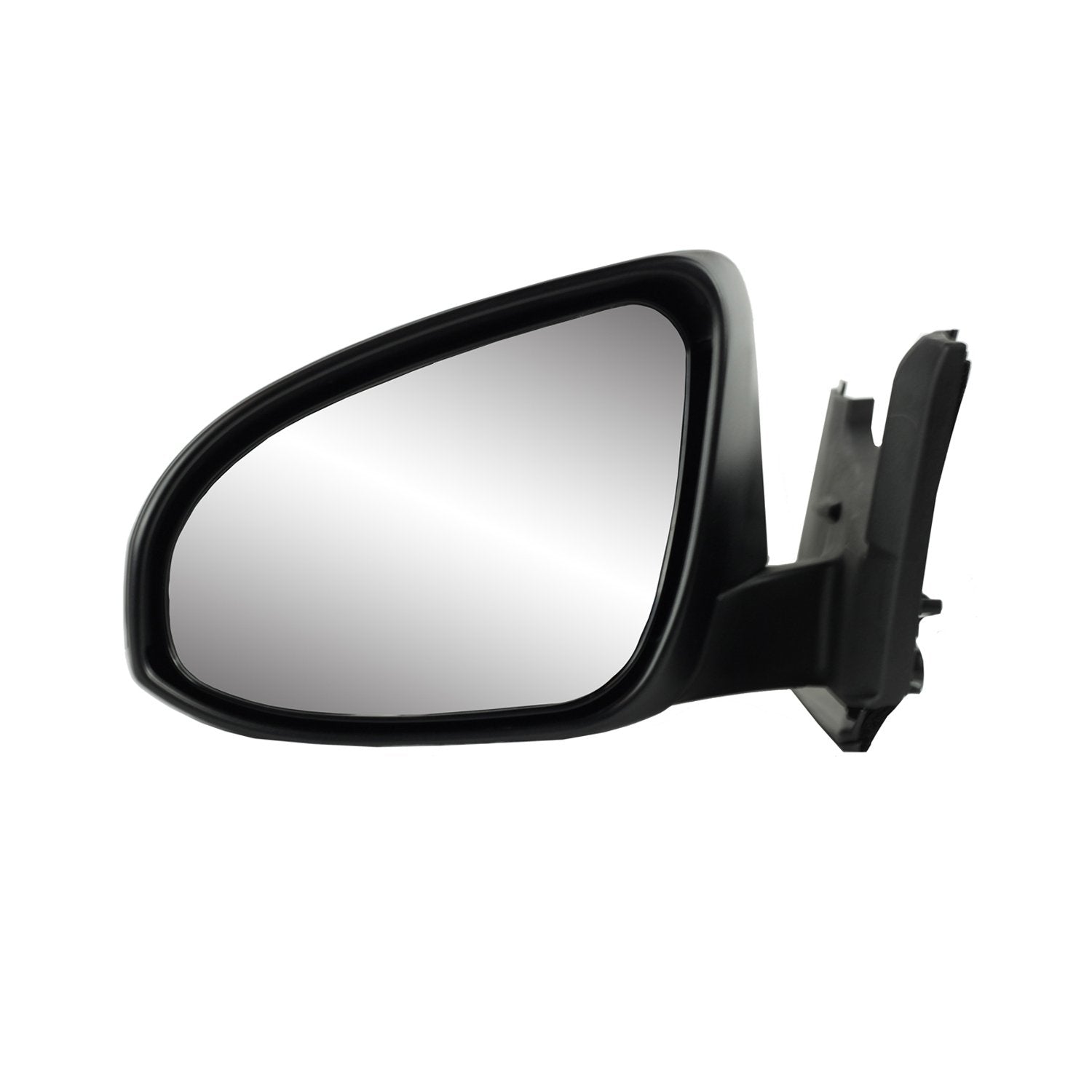 Mirror Driver Side for Toyota Yaris Hatchback CE, L, LE Models, France Built, Textured Mount, w/PTM Cover, w/Textured Strip on Bottom Mount, Foldaway, Manual