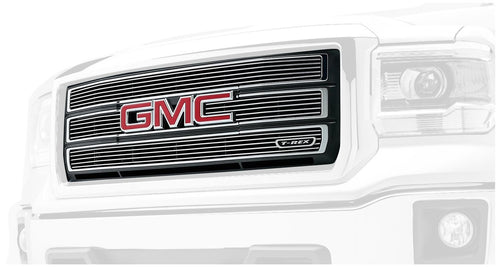 Polished 2014-2015 Sierra 1500 Billet Grille, 4 Pc, Overlay - PN #21208