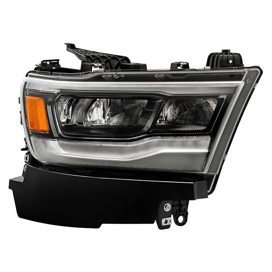 Dodge Ram 1500 19-22 Spyder (POE) Full LED Black Bezel w/DRL Headlight - OE Right CH2503332
