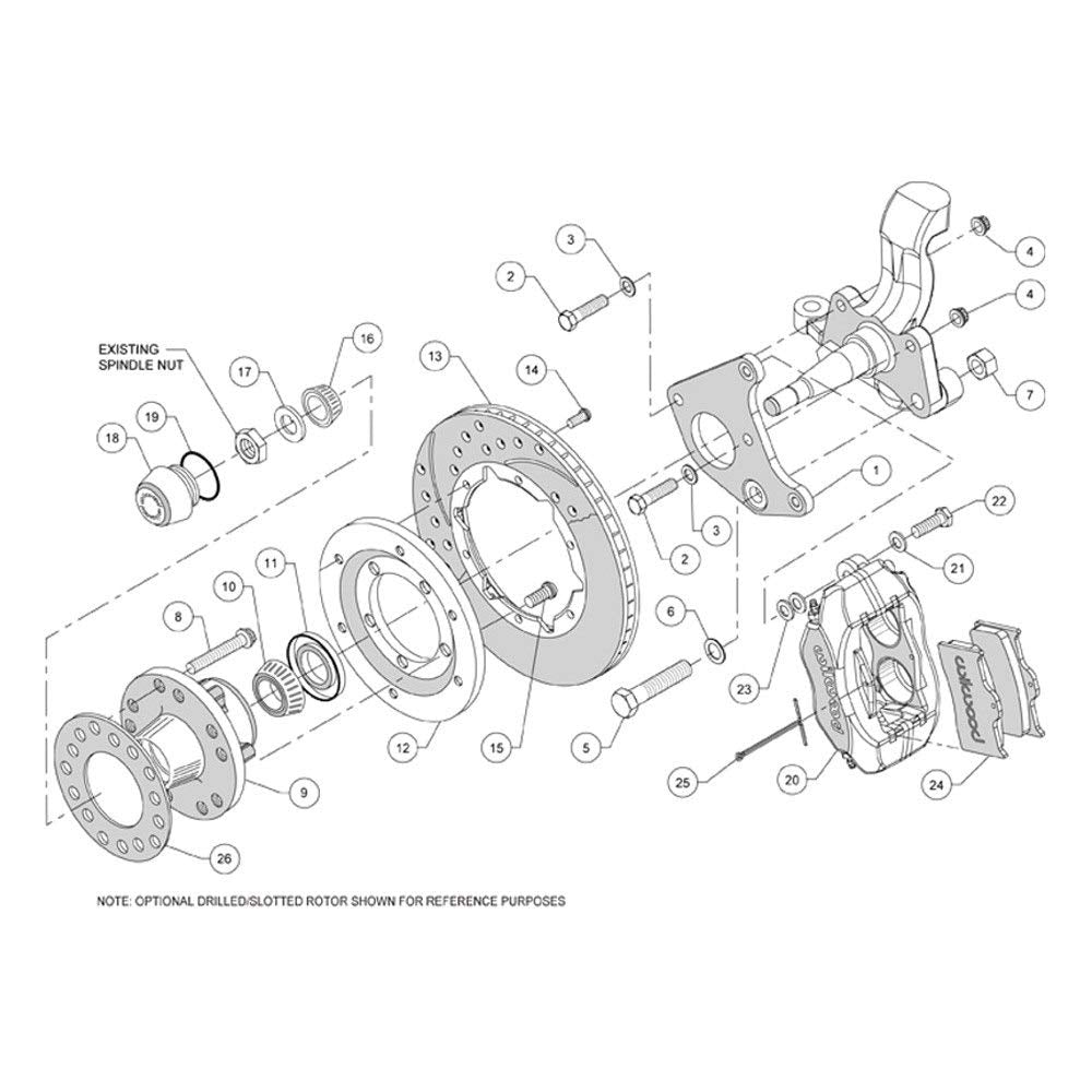 Red FDLI Front Kit,11.00"