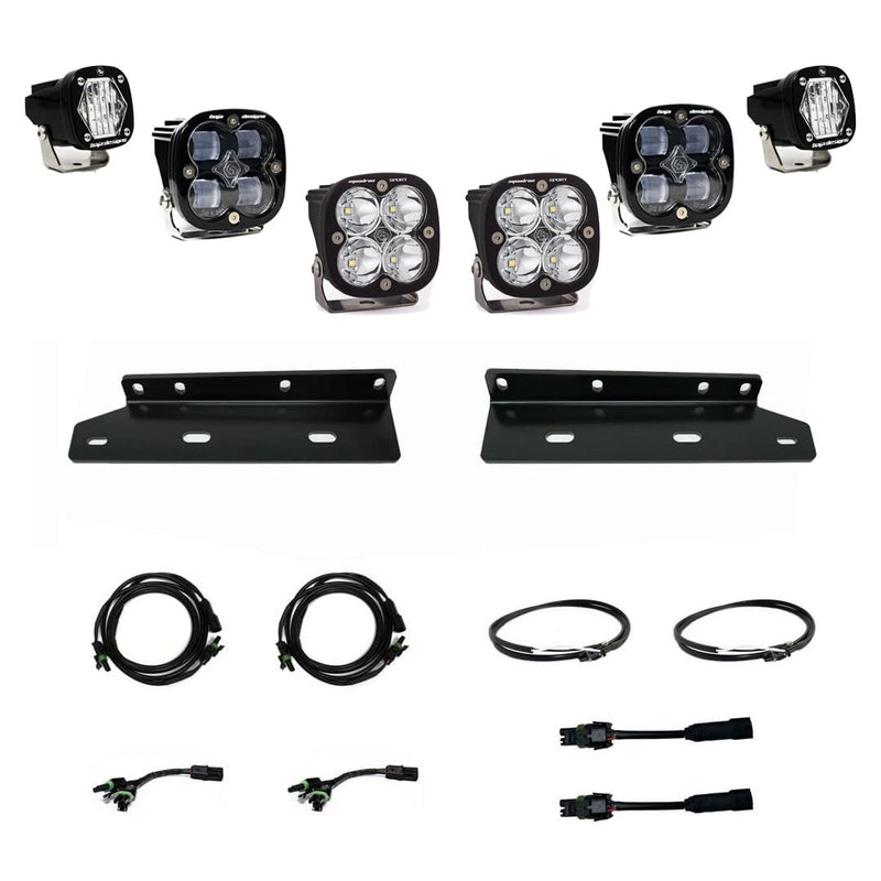 Squadron BAJA Design SAE/S1 Fog Pocket Kit - (Multi-Pattern; Clear)