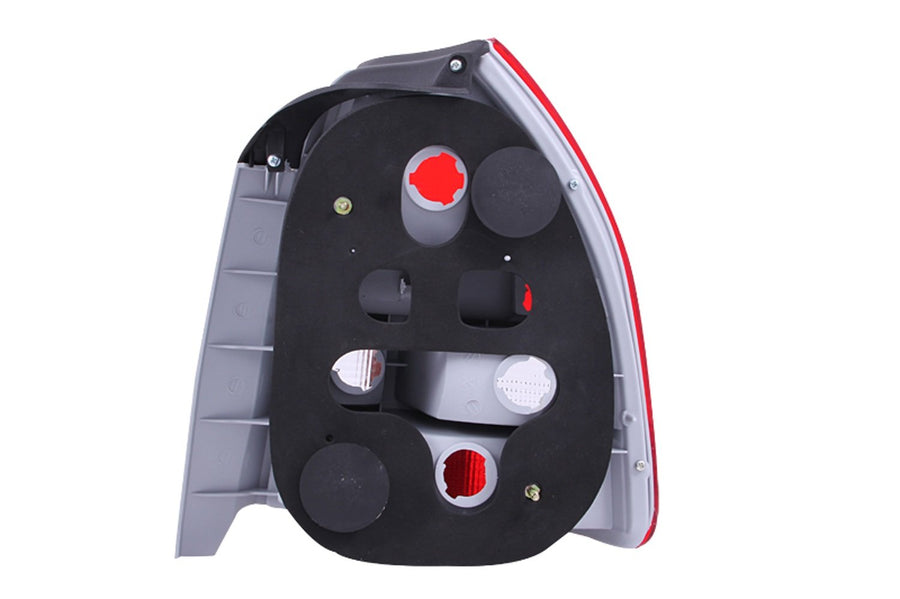 Red/Smoke AnzoUSA Taillight for Honda Civic - (Sold in Pairs)