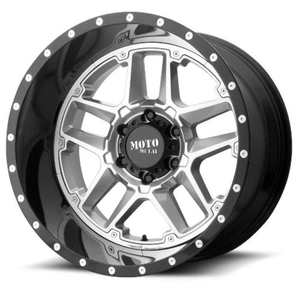 Moto Metal 20X9 MO987 G-SLV G-BLK LP 18MM - 6X5.5 MO98729068418