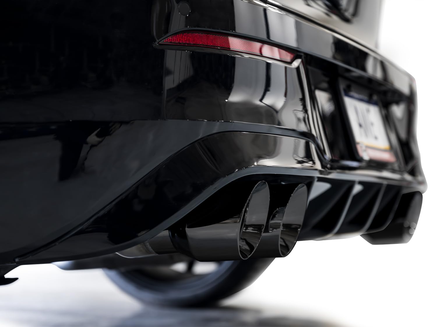Track Edition AWE Exhaust for Volkswagen MK8 Golf R - Diamond Black Tips