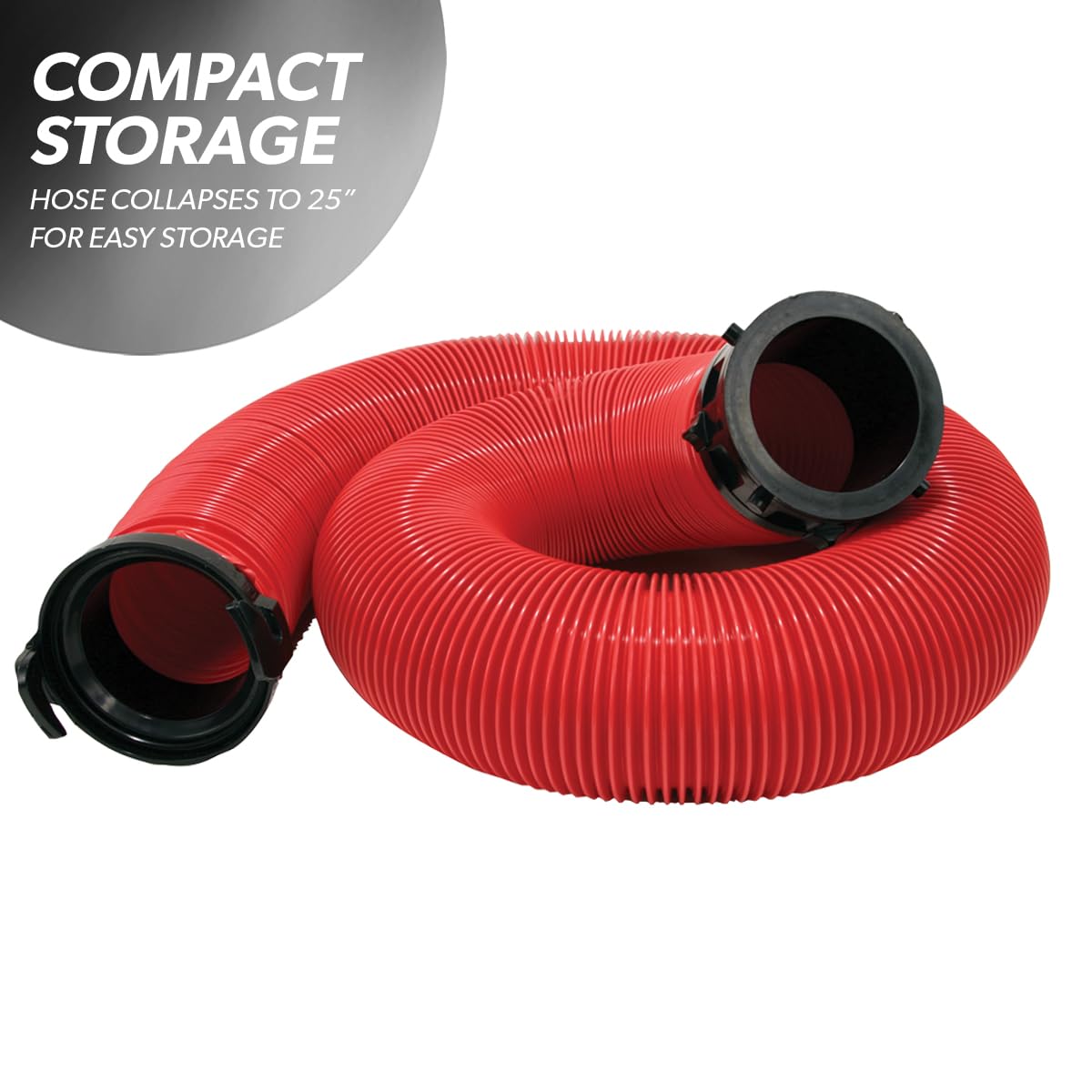 EZ Coupler Valterra 10' RV Extension Hose, Red