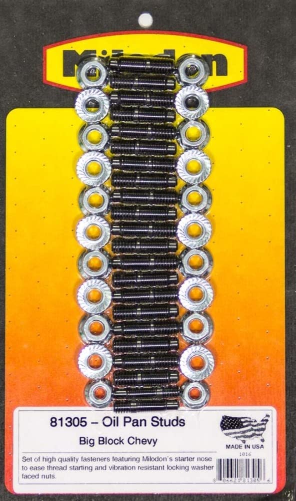 Oil Pan Stud Kit Milodon 81305 for Big Block Chevy