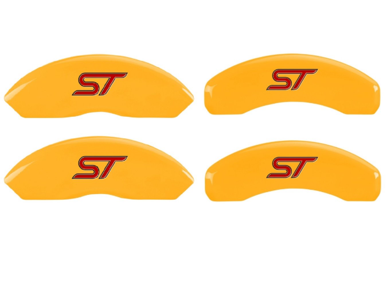 Caliper Covers MGP 10244SST1YL Yellow (Ford : ST / ST No Bolts)