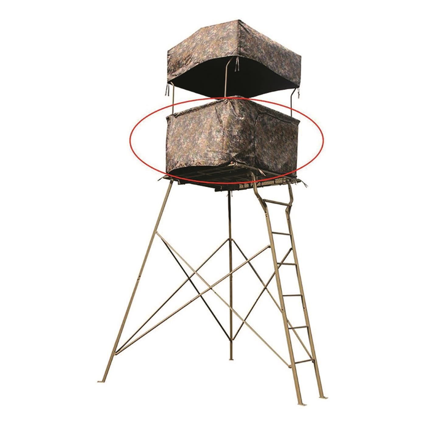 Skyfort Trophy Treestands Blind Kit, Dead Leaf Camo, TT803-B