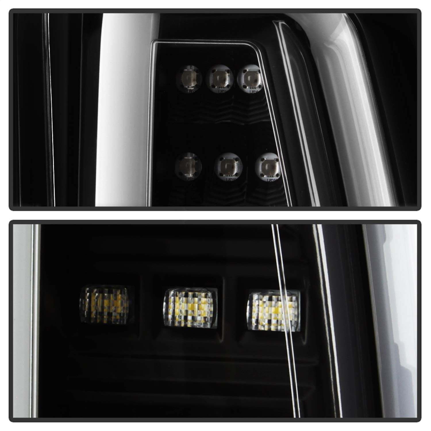 GMC Yukon 2015-2019/ Yukon XL 2015-2019 Spyder Auto 5085702 LED Tail Lights - Black