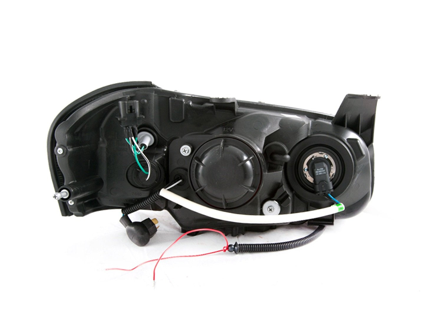 Nissan Maxima Anzo USA 121202 Chrome Clear With Halos Headlight Assembly - (Sold in Pairs)