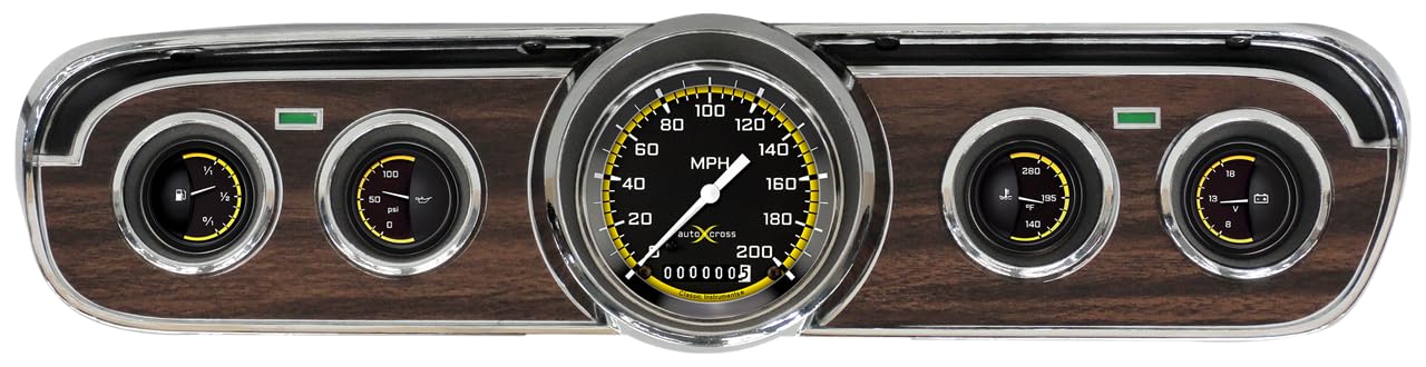 1965-66 Mustang AutoCross Yellow Package MU65AXY00