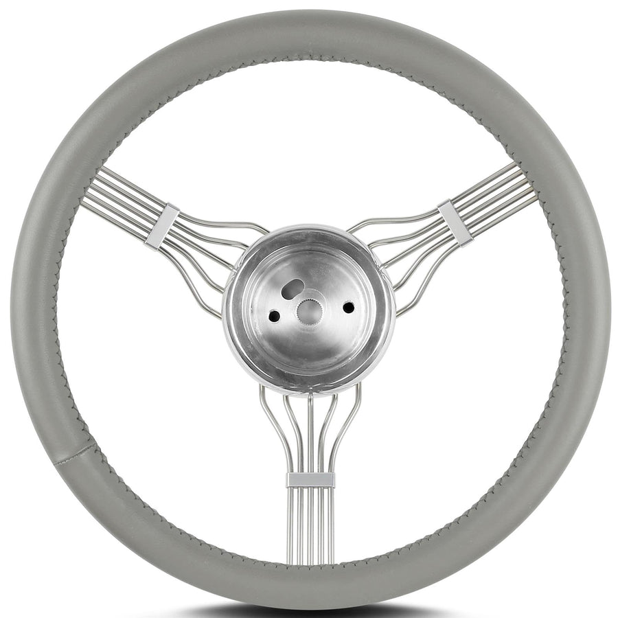 Lecarra Banjo 15" W/ '67-'94 Gm Hub Light Grey 55307