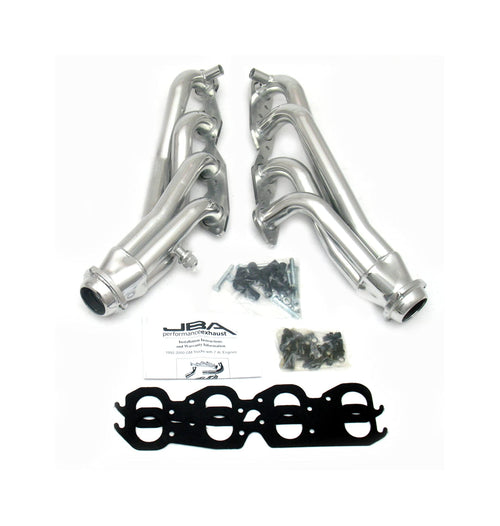 1-3/4" Shorty Stainless Steel JBA Ceramic Exhaust Header for GM Truck 7.4L 96-00
