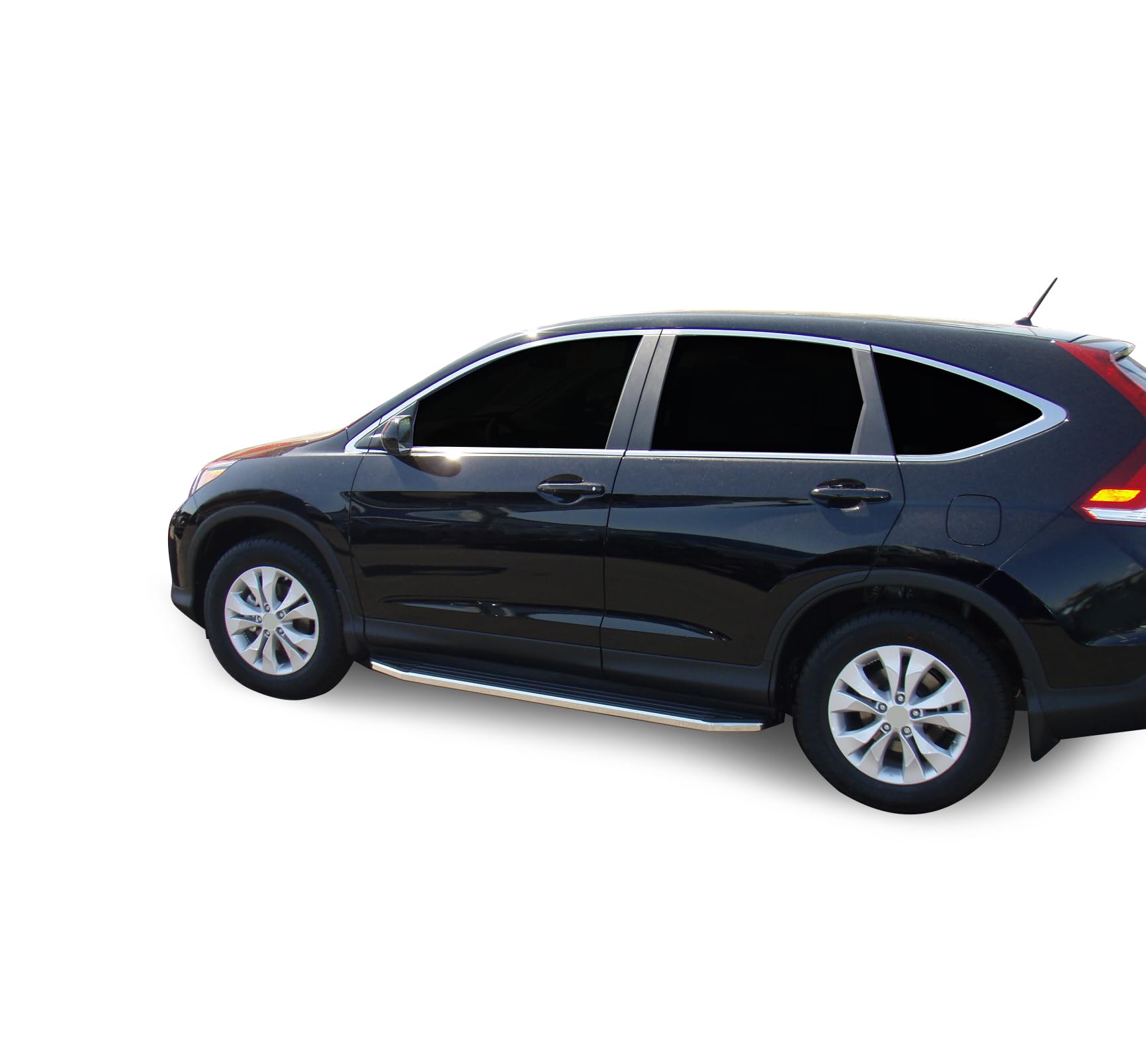 Premium Black Horse Running Boards Compatible with 2017-2022 Honda CR-V-PR-HOCR17 Black
