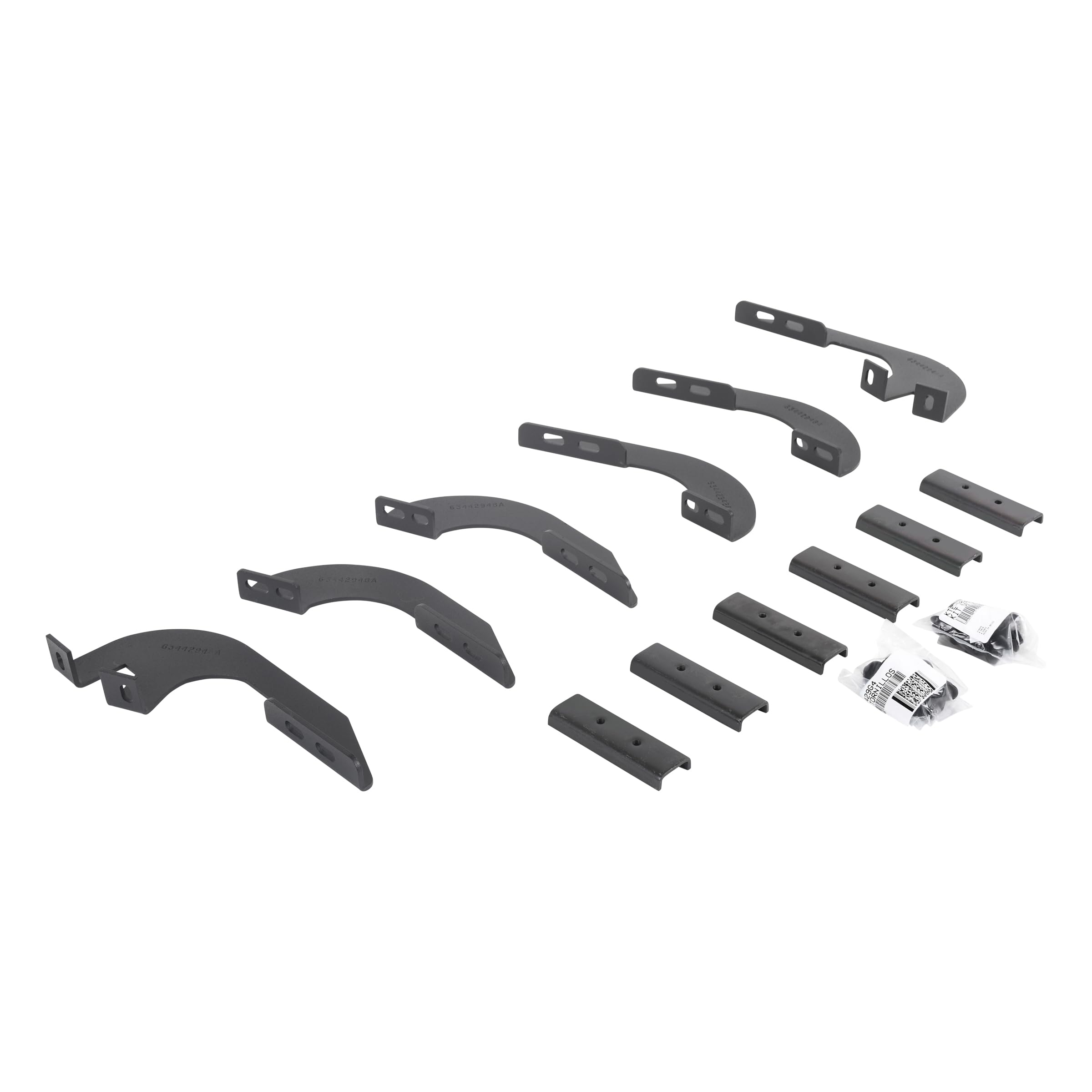 Go Rhino V-Series V3 / RB10 Slim / RB20 Slim / RB30 Slim Mounting Brackets | Mild Steel, Textured Black | 6944296 | Fits 2005-2023 Toyota Tacoma Double Cab Pickup