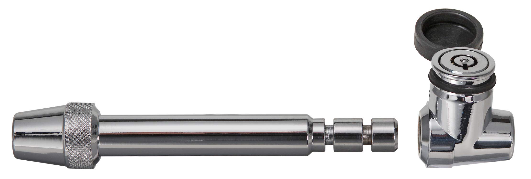 Trimax Premium TRA5 Limited Access Silver Right Angle Receiver Lock (5/8" Dia, 3-1/2" Span)