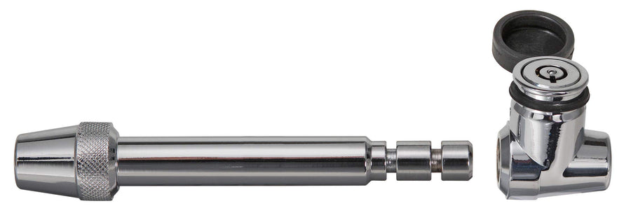 Trimax Premium TRA5 Limited Access Silver Right Angle Receiver Lock (5/8" Dia, 3-1/2" Span)
