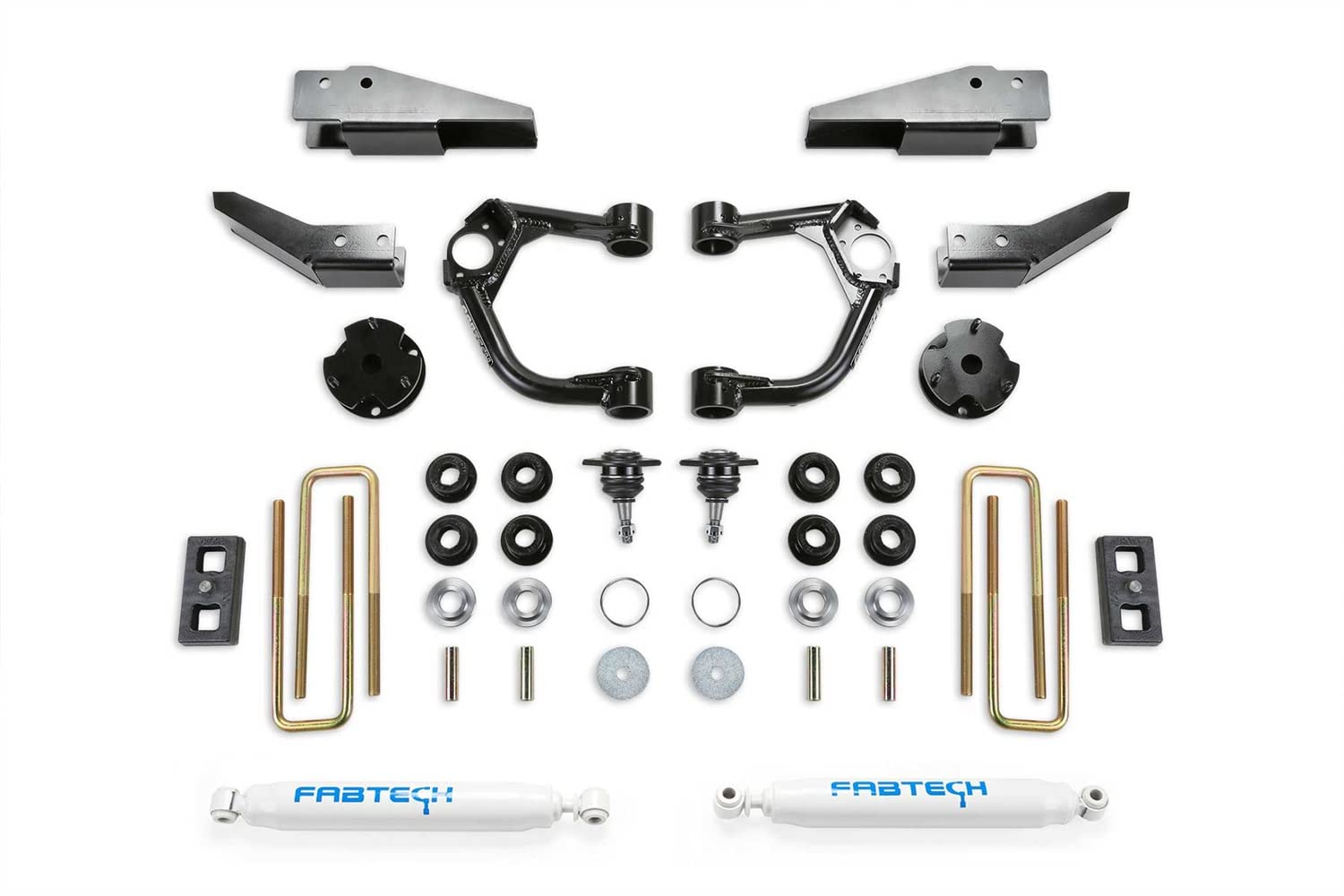 Fabtech Ball Joint K2323 Control Arm Lift System 3.5 in. Lift w/Rear Performance Shocks/Intrusion Beam Kit Incl. PN [FTS22293/FTS22296/FTS7265] Ball Joint Control Arm Lift System
