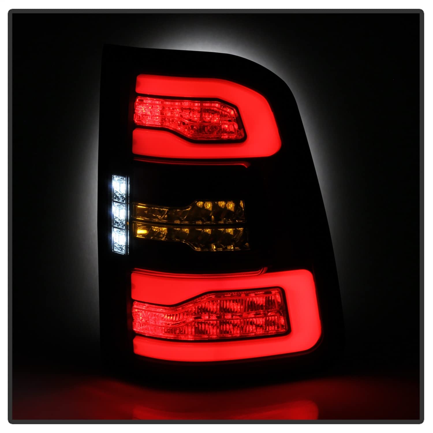 Euro Style Spyder Tail Lights (ALT-YD-DR19HAL-SEQ-BK)