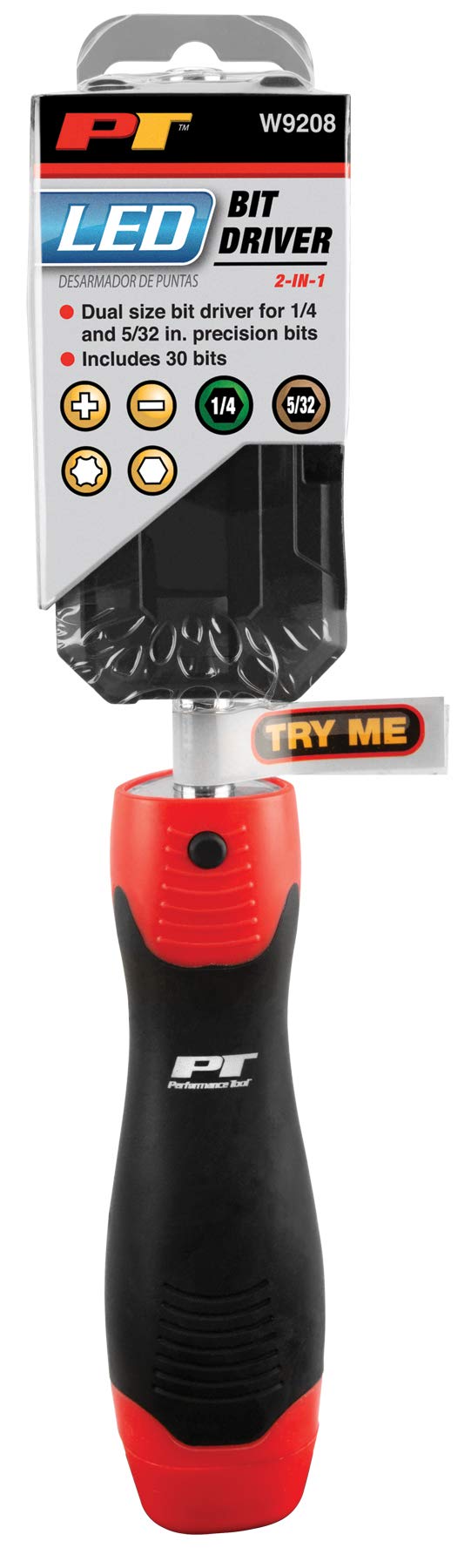 W9208 Performance Tool LED Bit Driver w/ 30 Bits