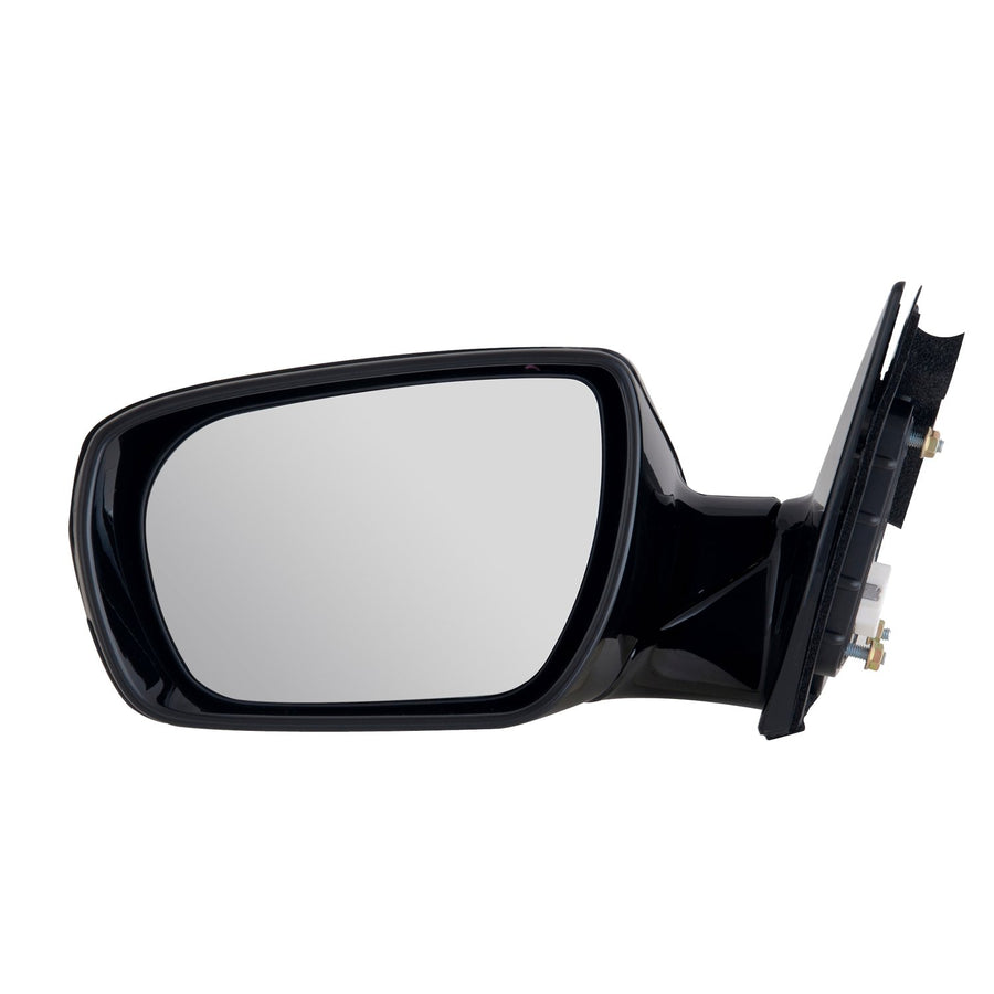 Driver Side Fit Mirror for Hyundai Santa Fe Sport, Black, PTM Cover, Foldaway, w/o Memory, w/o Blind spot Detection, Heated Power