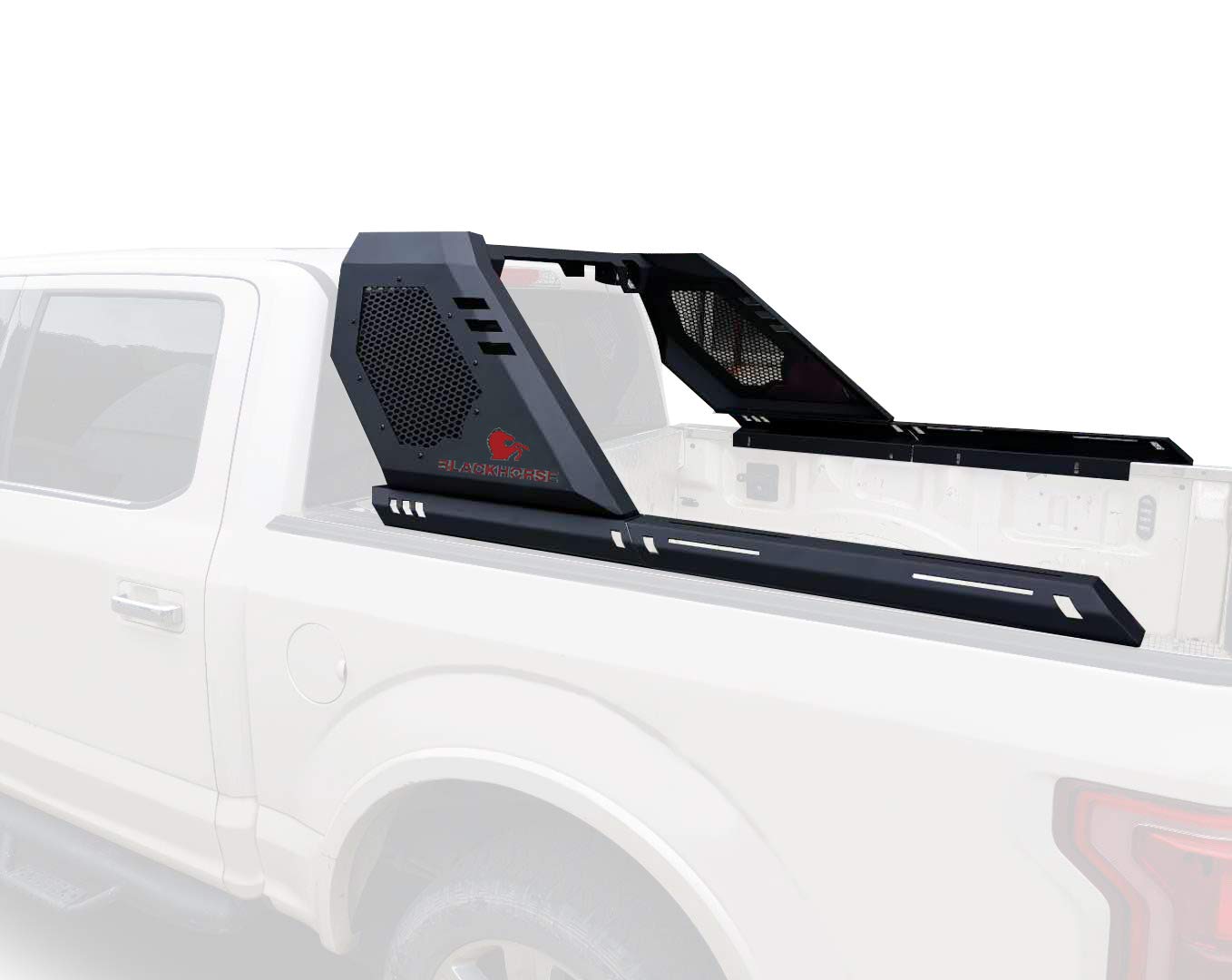 Vigor Roll Bar Black Horse Off Road Modular Compatible with 07-23 Silverado 1500|2007-2023 GMC Sierra 1500,Toyota Tundra-VIRB02B|2009-2010 Dodge Ram1500|2011-2023 Ram1500|2009-2023 Ford F-150