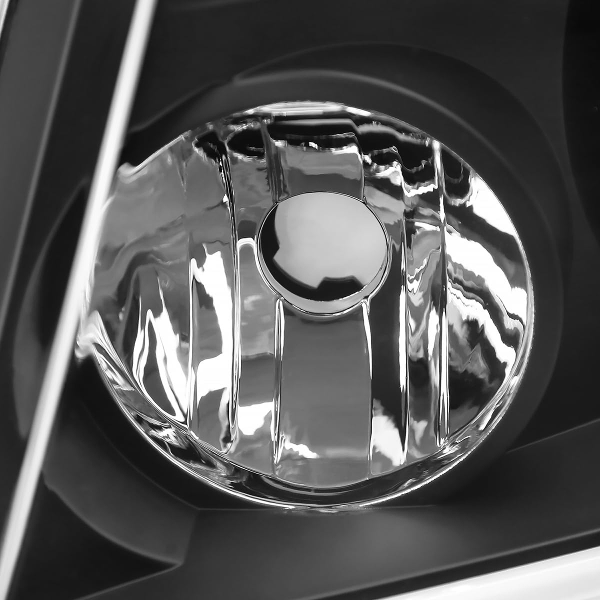 Black LED Tube Bar Projector Headlights SPEC-D TUNING Compatible with 2004-2008 Ford F-150, 2006-2008 Lincoln Mark LT, Left + Right Pair Headlamps Assembly