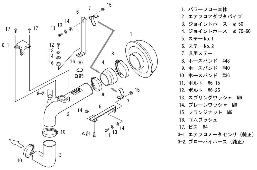 Racing Suction HKS Reloaded Kit (RS NCP31/NCP13 RS 1NZ-FE), 1 Pack 70020-AT105