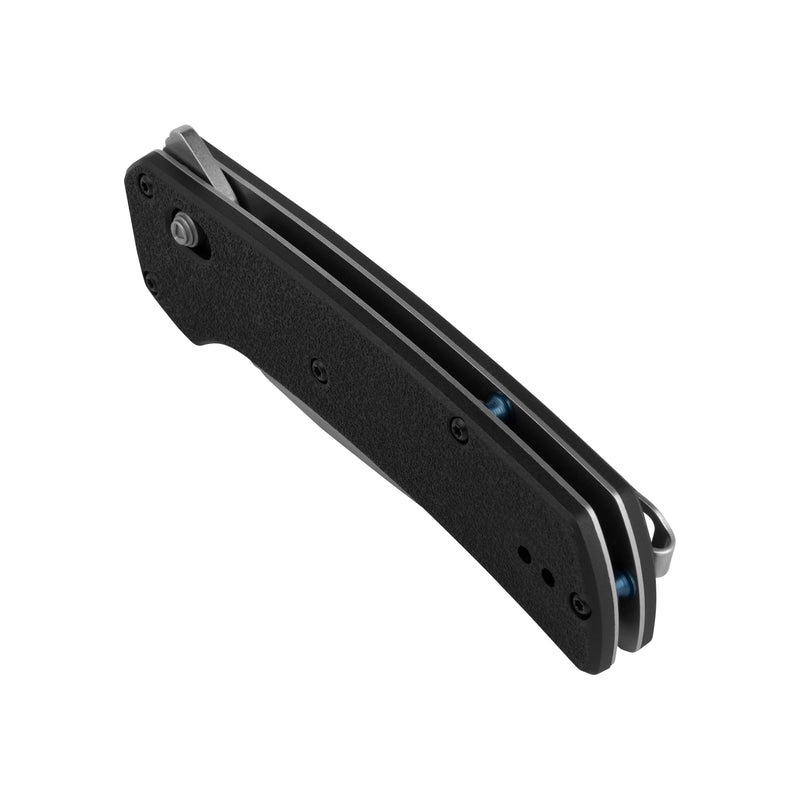 Kershaw Folding Layup Pocket Knife, 3.4 inch D2 Steel Blade, Duralock Locking Mechanism, Pocketclip